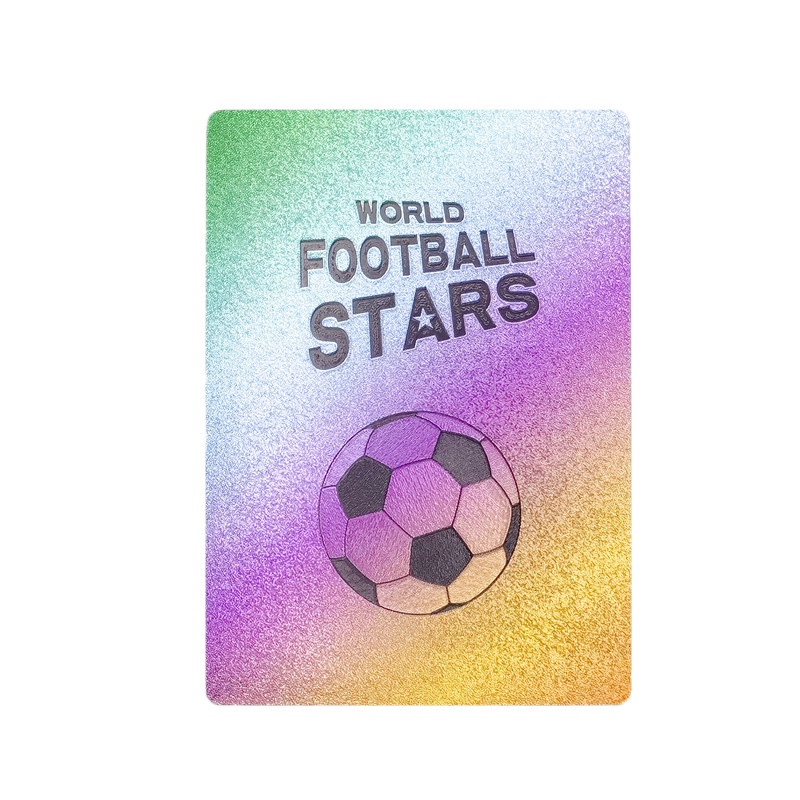 54pcs Kartu Bintang Sepak Bola Warna Mempesona Inggris UEFA Liga Champion LLORIS RONALDO KANTE Fan Game Cards Collection