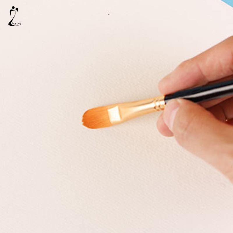 

Satu Set Kuas Cat Minyak Plastik Cat Air Lukis Kuas Seni Yang Dilukis Dengan Tangan Z