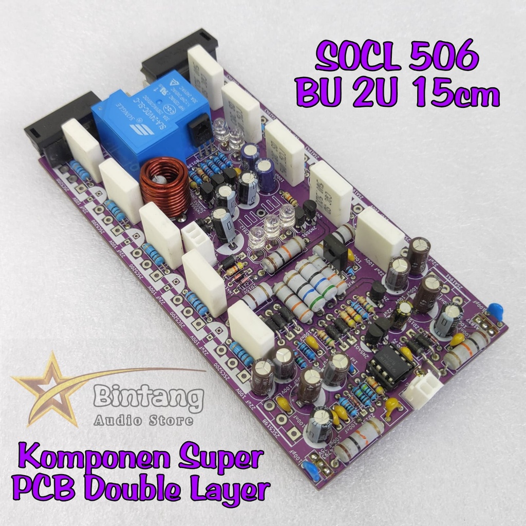 Kit Driver Power Super OCL SOCL 506 Built Up 2U 15 CM PCB Dobel Layer