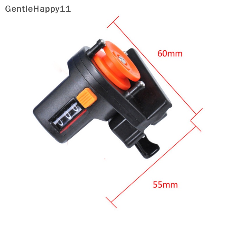 Gentlehappy 0-999M 6cm Pesca Fishing Line Depth Finder Counter Alat Pancing Tackle Counter id