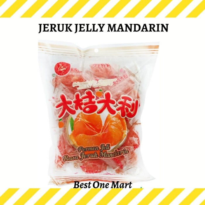 

[MS] Permen Jelly Jeli Rasa Jeruk Mandarin / Hong Mao HongMao