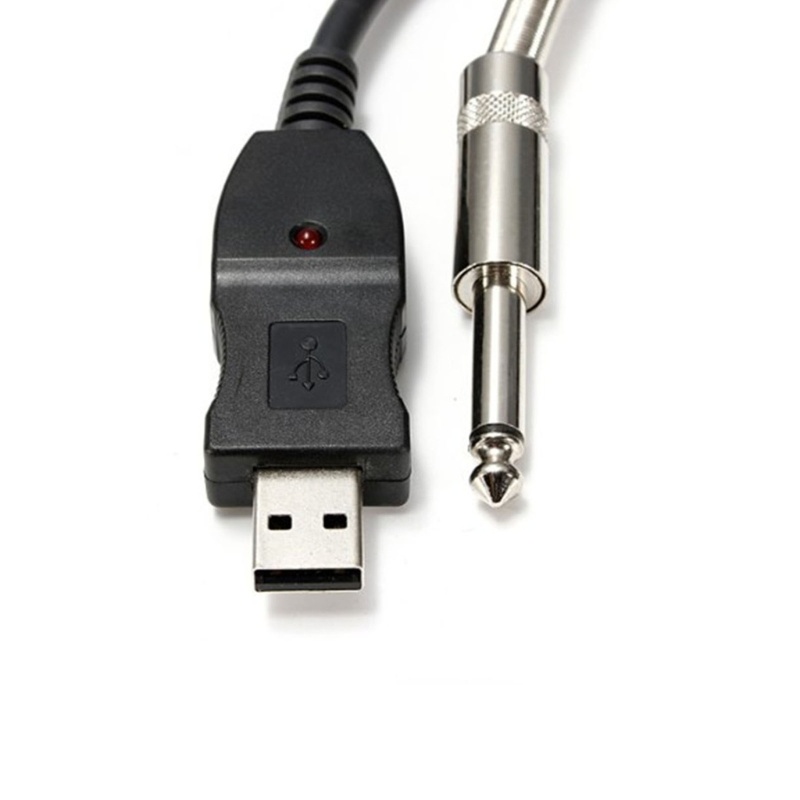 Vivi Kabel USB Gitar Professional Guitar to PC USB Link Recording Cable Adapter