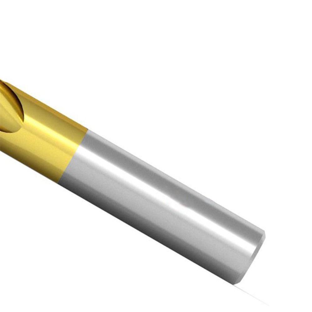 Populer Bor Deburring Bor Countersink Shank Lurus Dua Tahap Tahan Lama