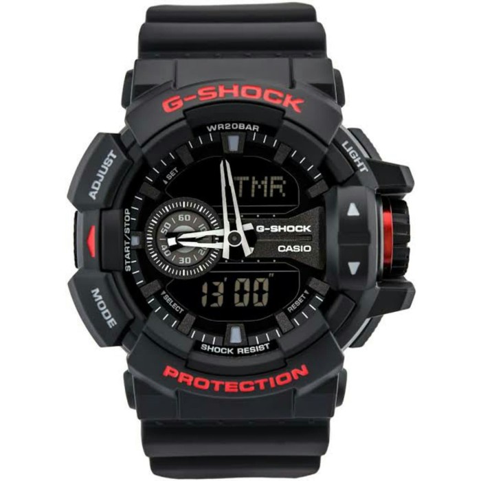 ORI Terjangkau CASIO G-SHOCK GA-400HR-1A / GSCHOCK GA400HR ORIGINAL & BERGARANSI