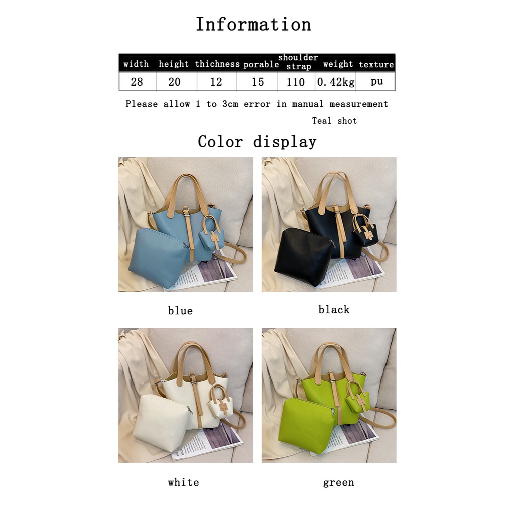 2551 tas 3 in 1 tas selempang wanita import fashion tas gantungan mini tas tas bahu wanita tas kantoran tas kondangan