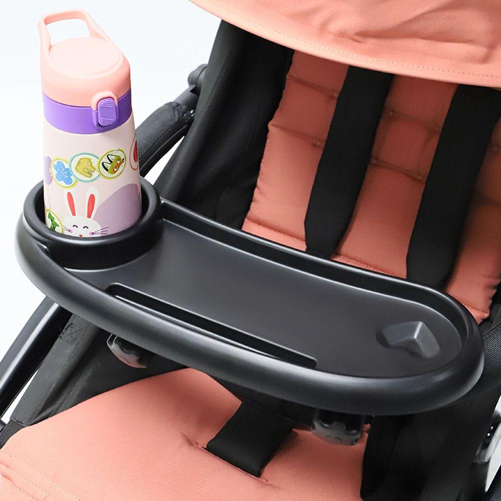 REBUY Rebuy Baby Stroller Meja Makan Serbaguna Multi Fungsi ABS Universal Removable Perlengkapan Makan Bayi Keranjang Pram Snack Tray