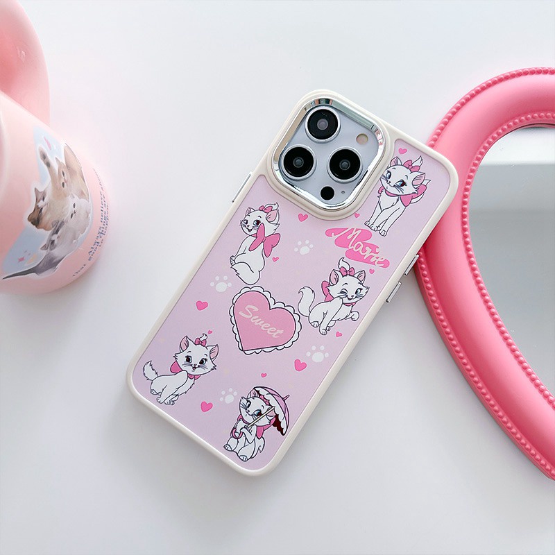 Sweet Bowknot Kitty Soft Silicon Case HP iP iPhone 12 13 14 Pro Max 11 Girl Woman FTD Casing Apple