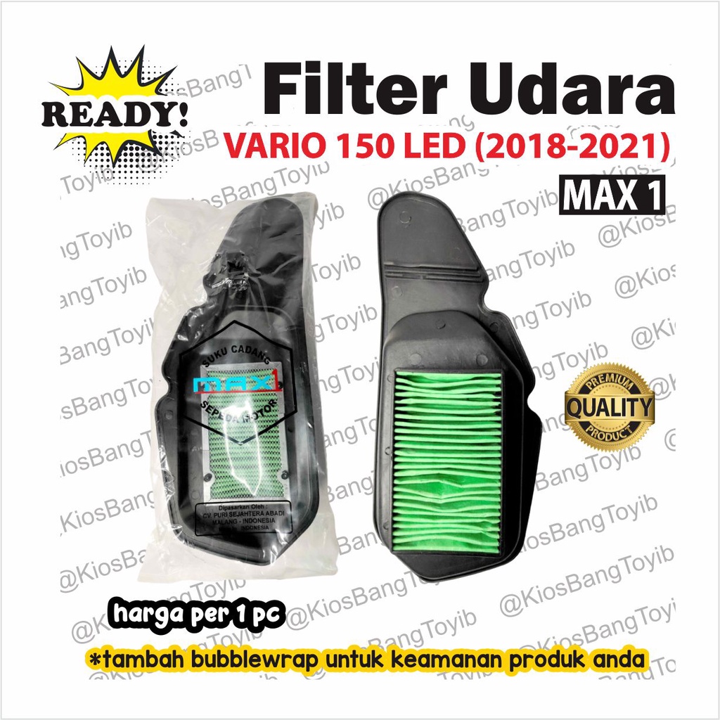 Filter Saringan Udara Honda VARIO 150 LED (2018-2021) K59 --MAX1--