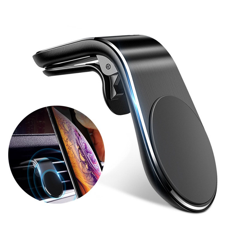 Magnetic Car Phone Mount Car Air Outlet Universal Magnet Telepon Mobil Navigasi Dudukan Mobil