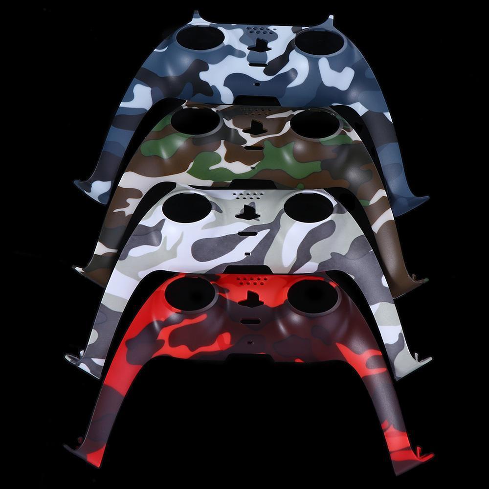 Agustina Gamepads Strip Hias Pengganti Housing Shell Controller Shell Cover Controller Joystick Game Controller Case Dekorasi Cover Untuk PS5 Gamepad Cover