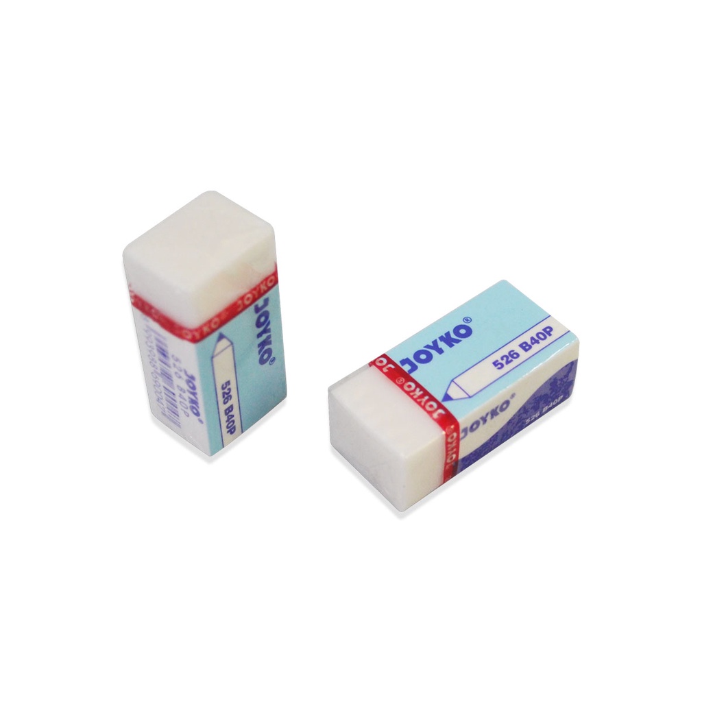 

Eraser Penghapus Setip Stip Karet JOYKO 526-B40BP Putih Kecil 1pcs
