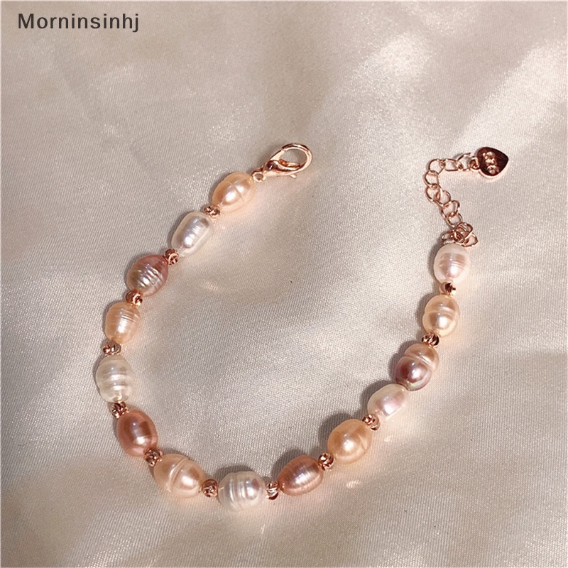 Mornin Baroque Gelang Mutiara Air Tawar Gelang Mutiara Alami Bangle Perhiasan Hadiah id