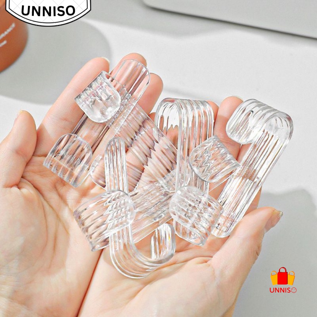 UNNISO - Hook Kaitan Bening Akrilik Per Pc