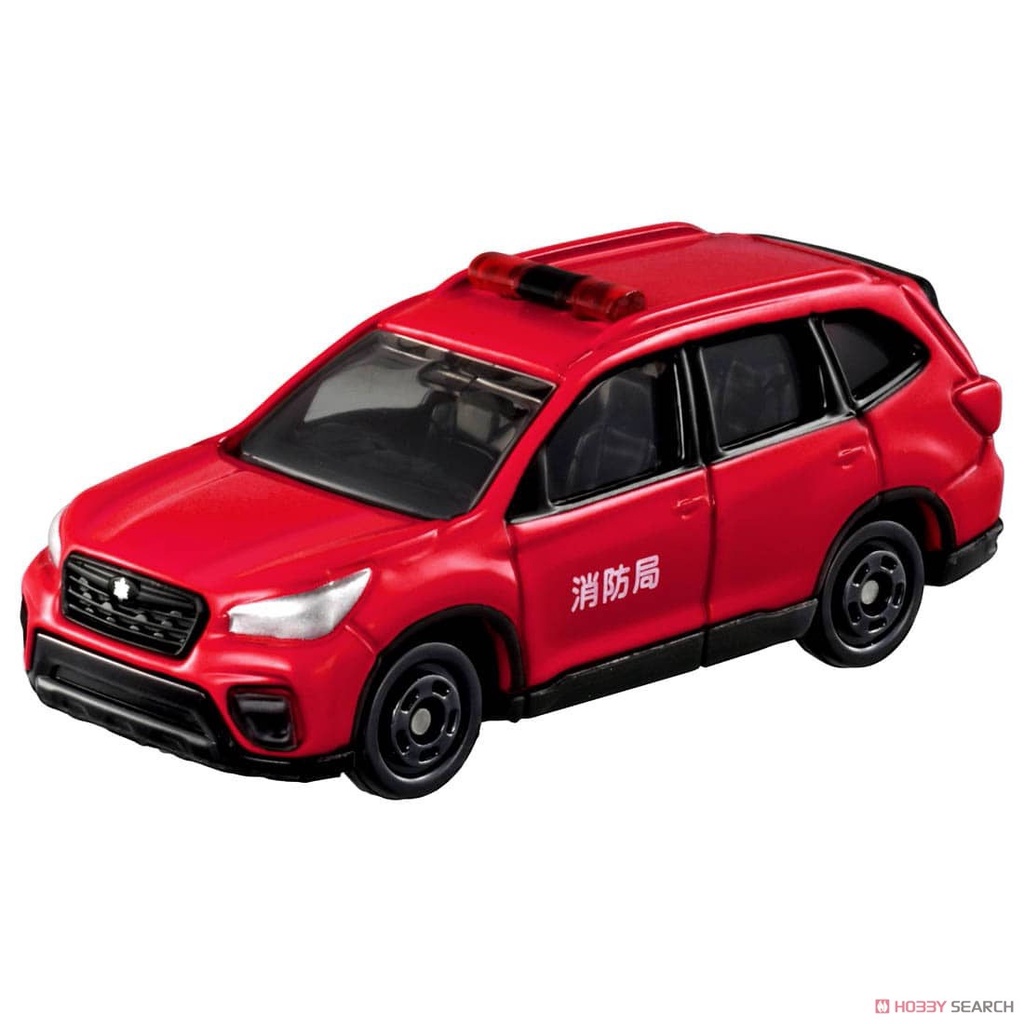 Tomica 99 Subaru Forester Fire Command Car Merah