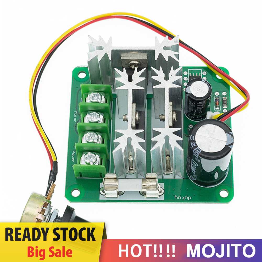 Modul Penggerak Gubernur Saklar DC6V-90V Torsi Besar 15A Motor Speed Controller