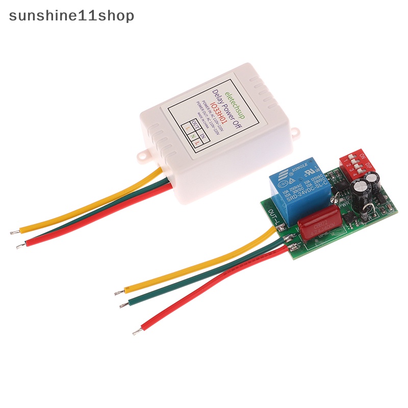 Sho Timer Relay Adjustable Putus Delay Controller AC 110V 220V Power N