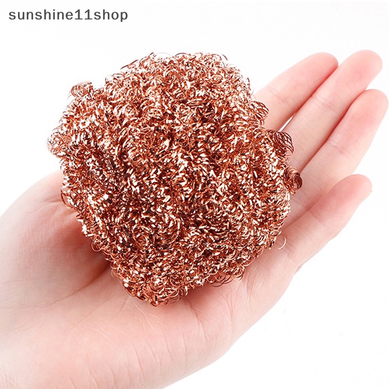 Sho 1Pcs Soldering Solder Ujung Besi Pembersih Baja Kawat Sponge Ball N