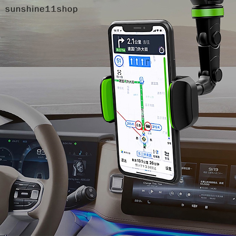 Sho Holder Telepon Mobil Kokoh Penyesuaian Tinggi Mudah Dipasang Holder Hp Mobil Smartphone Auto Mount Support N