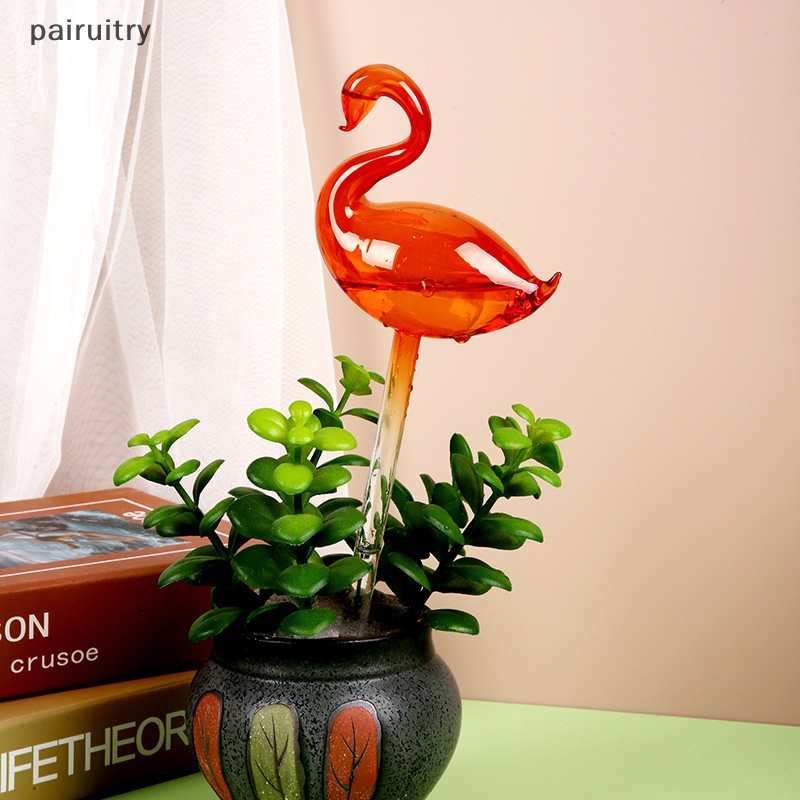 Prt High Quality s Flower Alat Air Otomatis Bentuk Angsa Kaca Borosilikat Tinggi Taman Self Watering System Device PRT