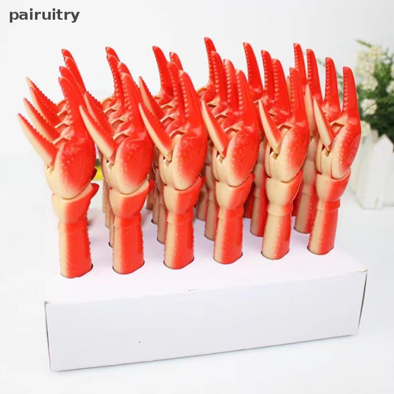 Prt 1PCS Fun Lobster Paw Ballpoint Pen Kepribadian Kepiting Klip Tang Pulpen Lucu Kreatif Alat Tulis Korea Perlengkapan Kantor Sekolah PRT