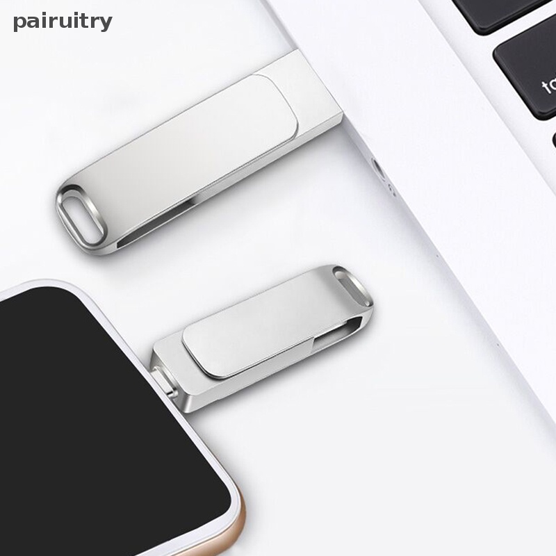 Prt USB c Tipe c USB2.0 Flashdisk Kapasitas Tinggi Dual Purpose Metal Type-c USB Flash Drive Untuk Handphone Dan Komputer PRT
