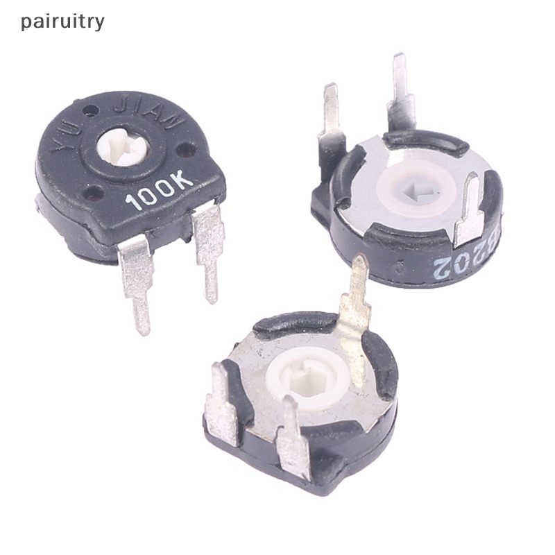 Prt 2pcs Potensiometer PT15 1K 2K 5K 10K 50K 100K horizontal adjustable resistor PRT