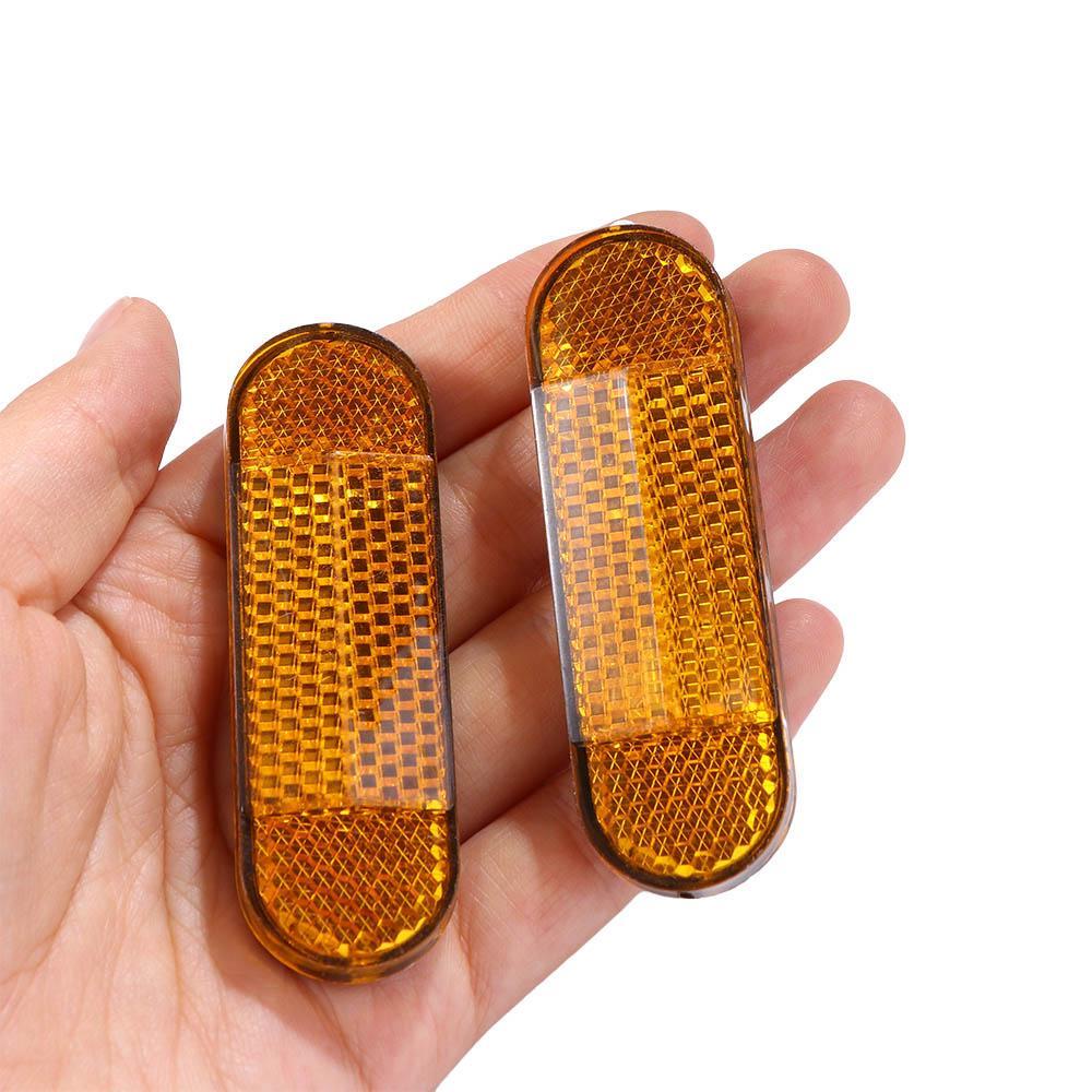 Fishstick Night Warning Reflector Aksesoris Sepeda Bike Part Depan Belakang Motor Skuter Elektrik Garpu Depan Reflektor Sepeda