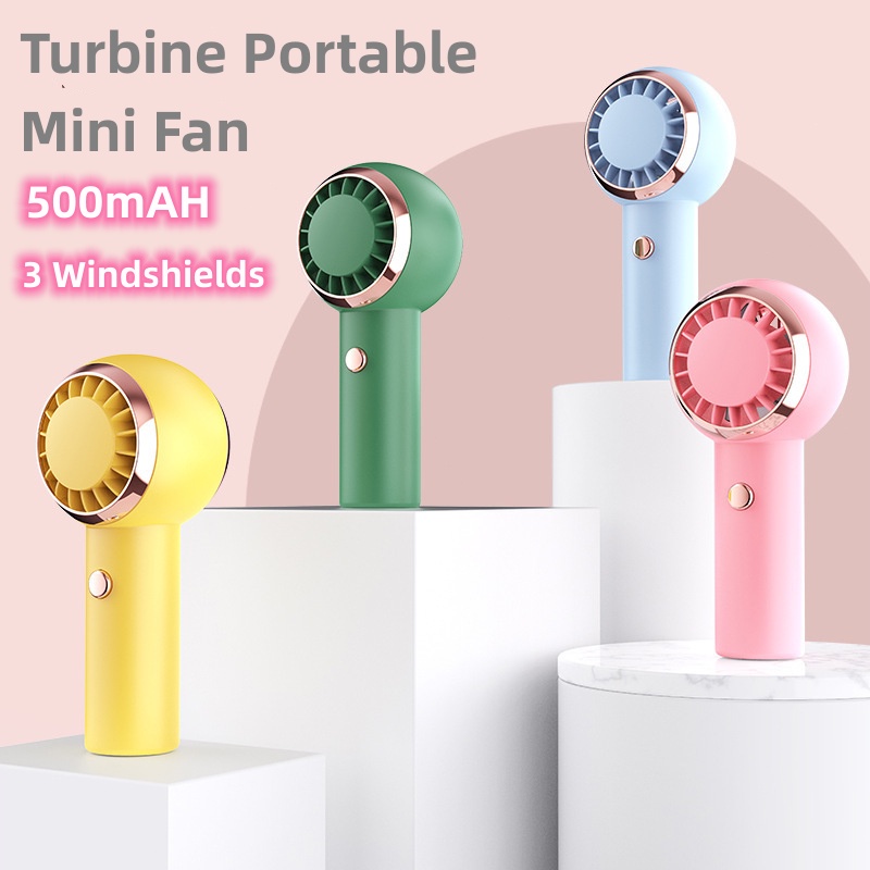 AVVIC Kipas Angin Genggam Mini K3 Portable Mini Handheld Fan USB Rechargeable