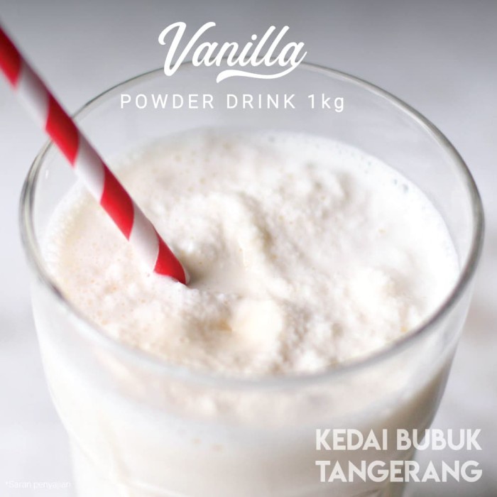 

Promo Bubuk Minuman Rasa Vanilla bubble drink Powder drink 1kg Javaland