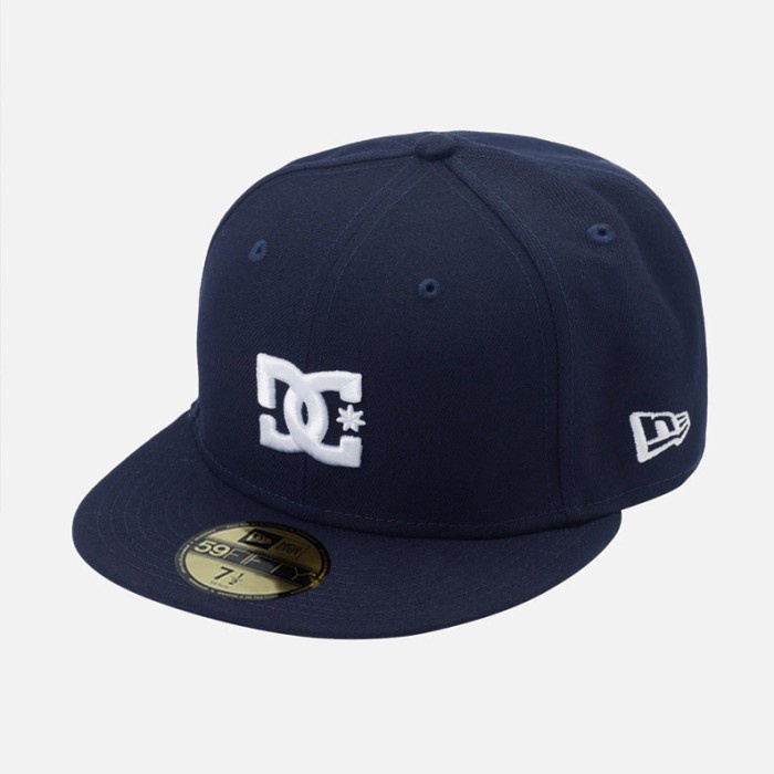 Topi DC Shoes NEW ERA 59Fifty Championship FITTED CAP Navy ORIGINAL - 7 1/4