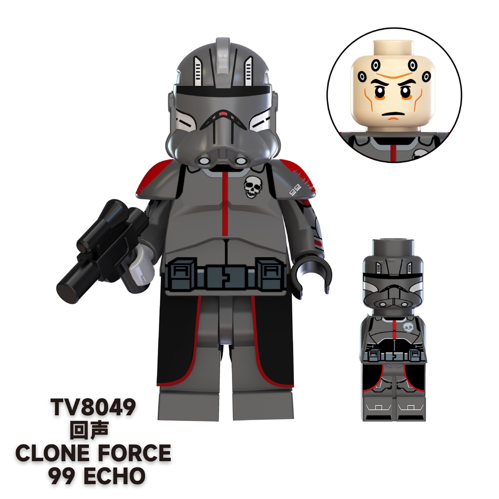 Star Wars Clone Commander Ahsoka Rakitan Blok Bangunan Mainan Minifigure Boneka Mini Ornamen Hadiah