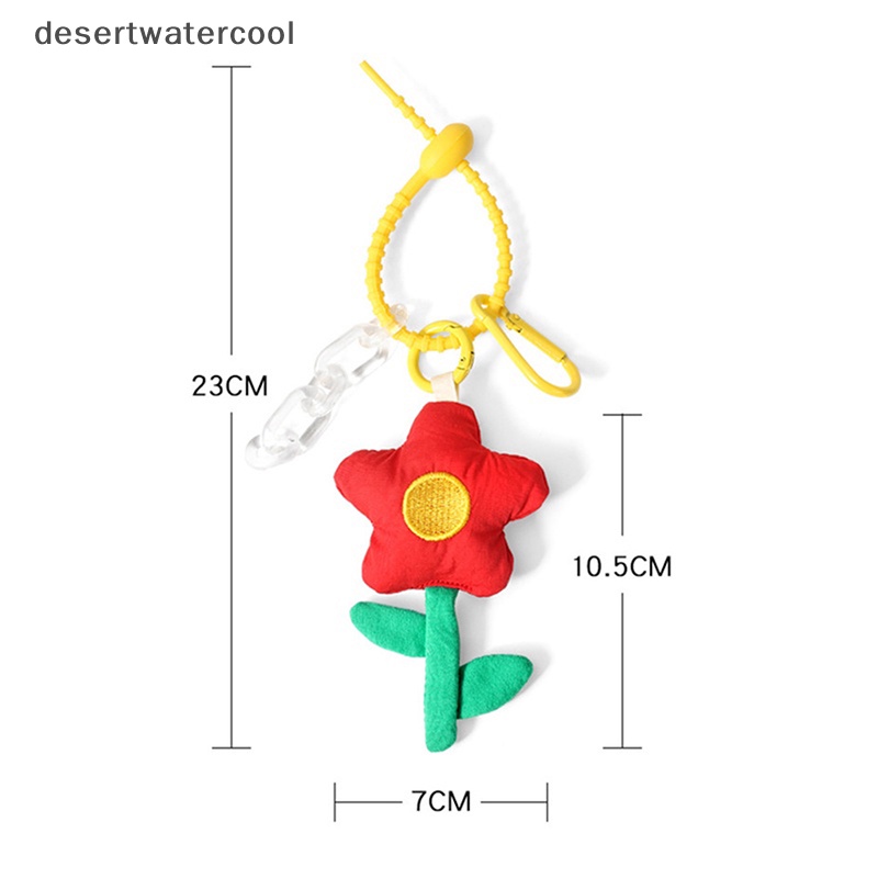 Deid Lembut Mewah Telepon Pesona Bunga Gantungan Kunci Ransel Aksesoris Ornamen Lanyard Strip Perhiasan Liontin Keyring Martijn