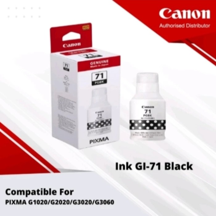 

tinta canon GI 71 0RIGINAL G2010,G2020,G3020 - Hitam