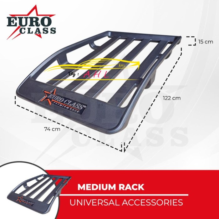 Roof Rack Euro Class /Roof Rack Mobil /Rak Atas Mobil Universal
