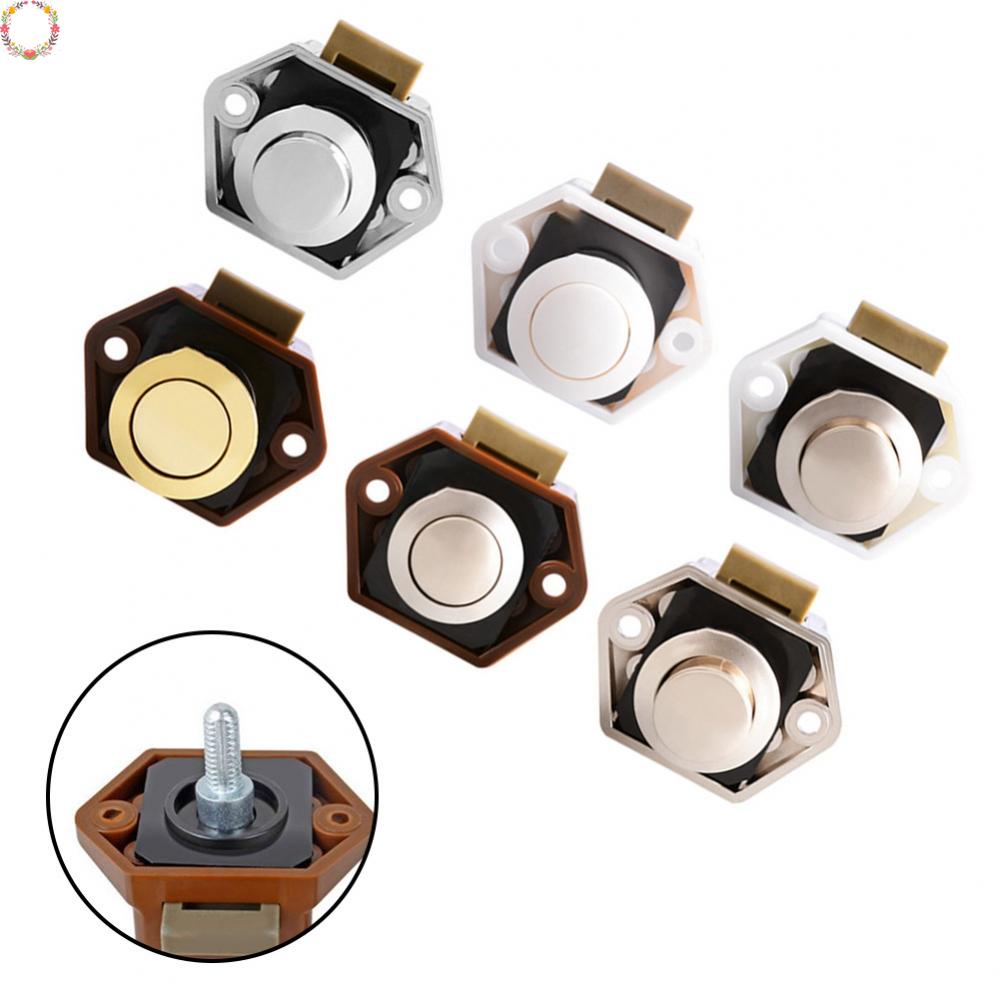 High Quality Button Lock Latches Car Keyless 1PCS Tombol Lemari Pintu RV Lock
