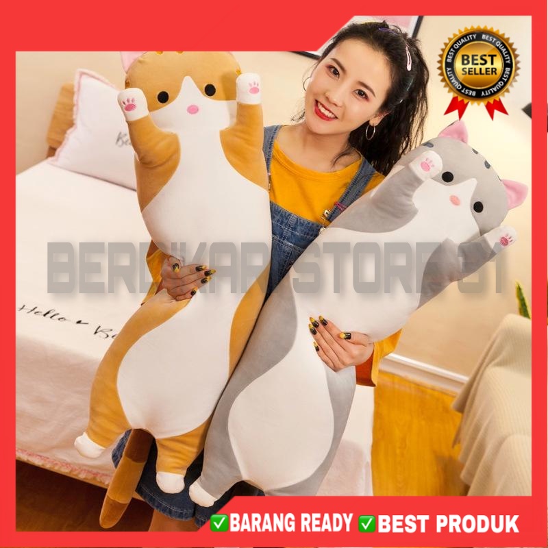 [BS]BANTAL GULING BONEKA KUCING GULING LEMBUT MEWAH 60 CM