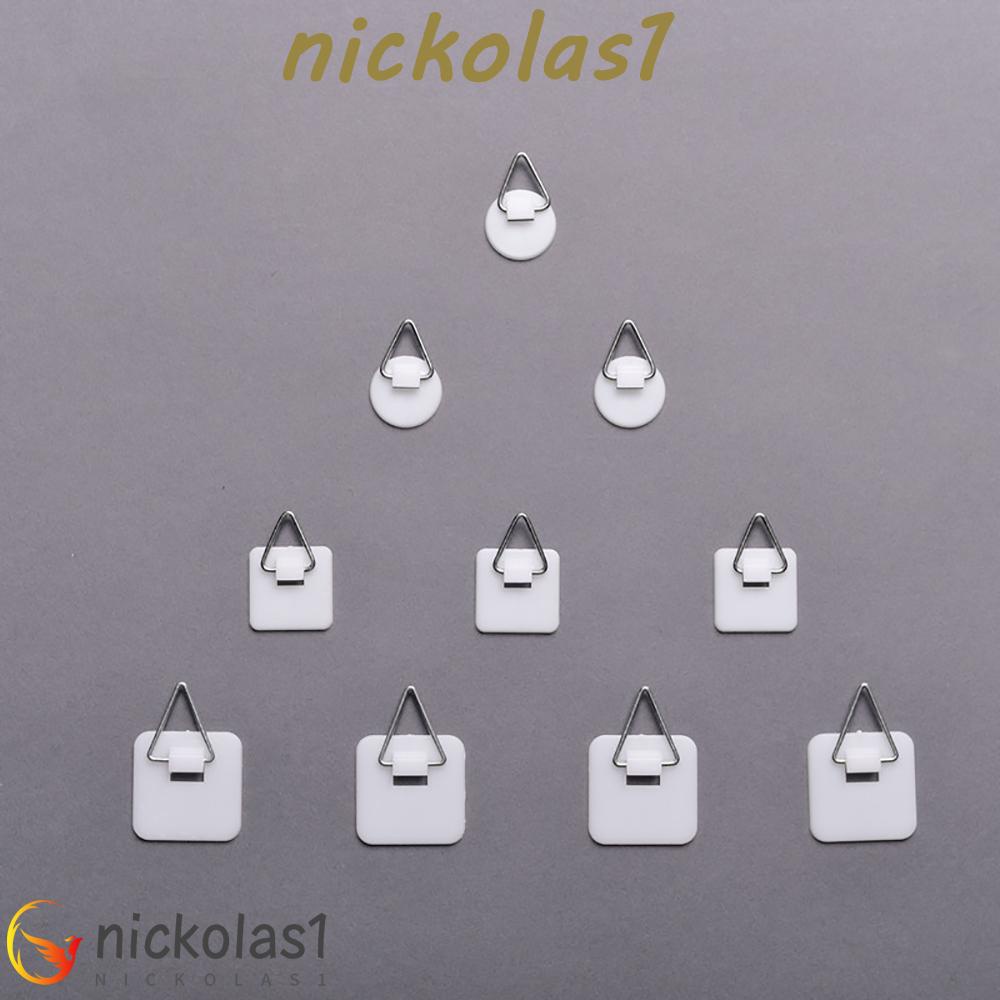 Nickolas1 Gantungan Piring Untuk Menggantung Foto Portable Perekat Diri Dinding Dish Hook