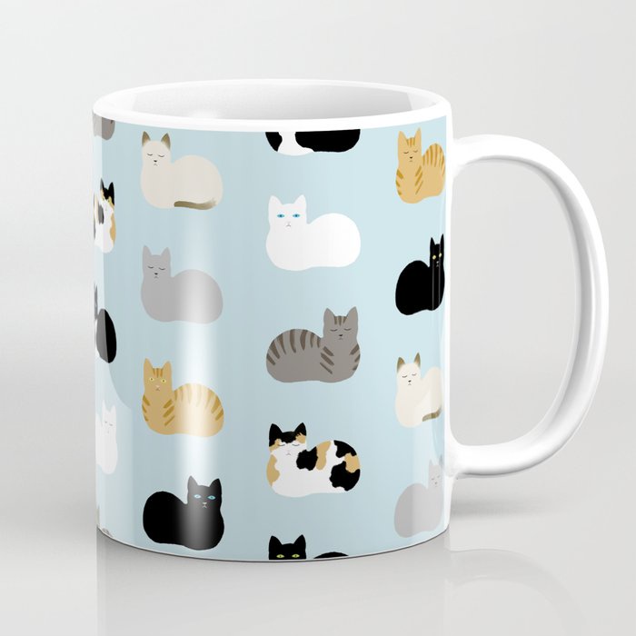 Mug Kopi Cetak Roti Kucing