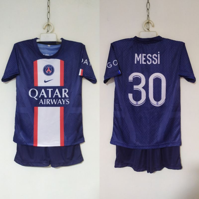 PROMO FREE ONGKIR Setelan Bola Anak PSG - Baju Bola PSG - Jersey Anak PSG MESSI - Jersey Kids PSG ME