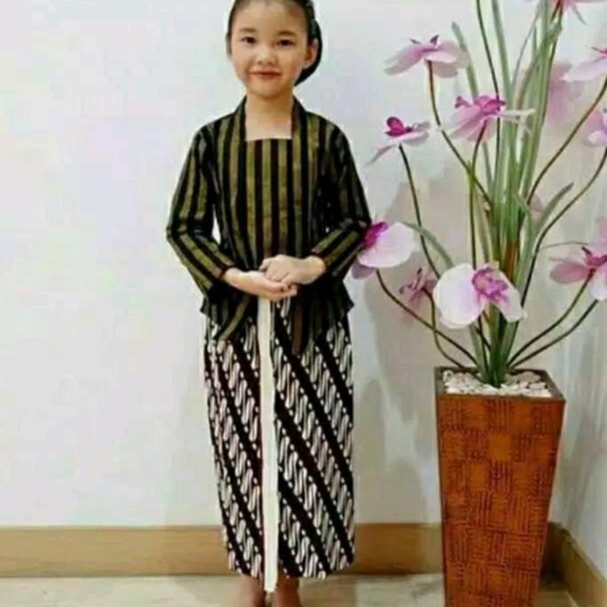 Surjan Lurik Anak Perempuan - Baju Adat Jawa Anak Perempuan