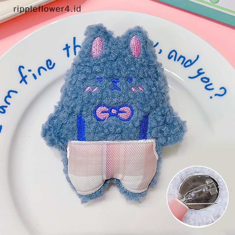 {rippleflower4.id} Mainan Boneka Kartun Sanrio Lucu Bros Mewah Bentuk Lucu Lembut Lencana Aksesoris Dekorasi Rumah Kartun Tas Pin Ransel Liontin Dekorasi Hadiah~