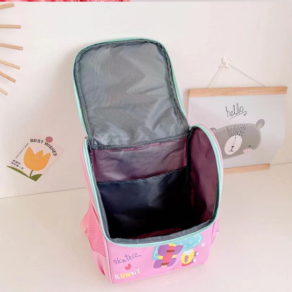 cod★ready★ D295  Tas Anak Ransel Sekolah  Premium Import biru pink lucu globallagilaku