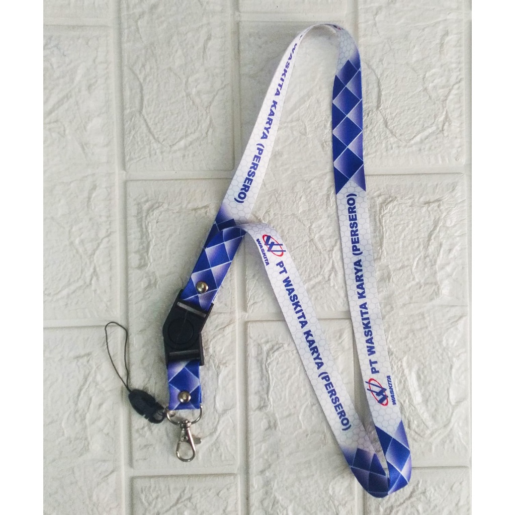 

PT WASKITA KARYA (PERSERO) Lanyard / Tali Gantungan ID Card, Holder Bening, Holder Kulit