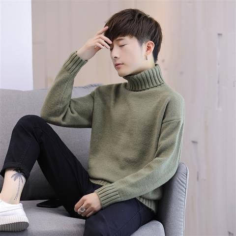 IMPORT ALVIN WINTER MAN TURTLENECK KNIT TOP KOREAN STYLE BAJU OPPA KOREA RAJUT LEHER TINGGI MUSIM DINGIN PRIA