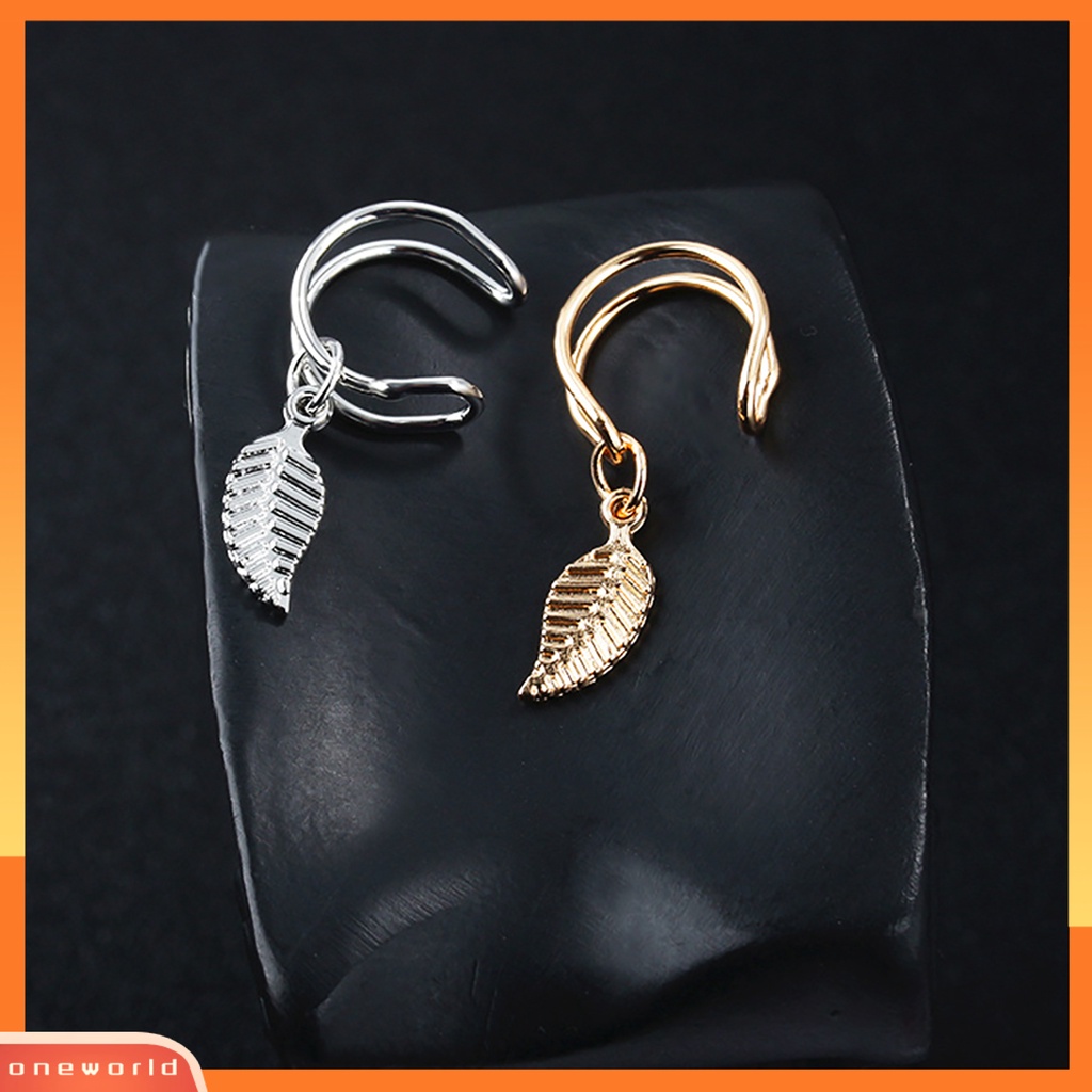 [WOD] Anting Tusuk Bentuk U Bahan Metal Hollow-Out Gaya Untuk Ulang Tahun