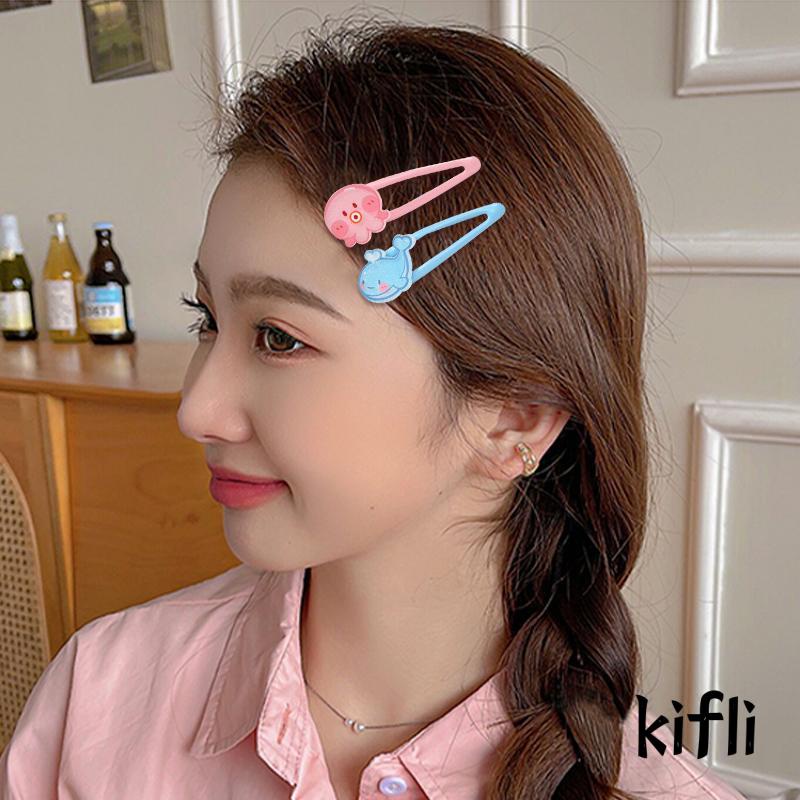 [KD] Cute Sweet Bangs Clip Ocean Little Animals Hair Clip Gadis Kartun Klip BB