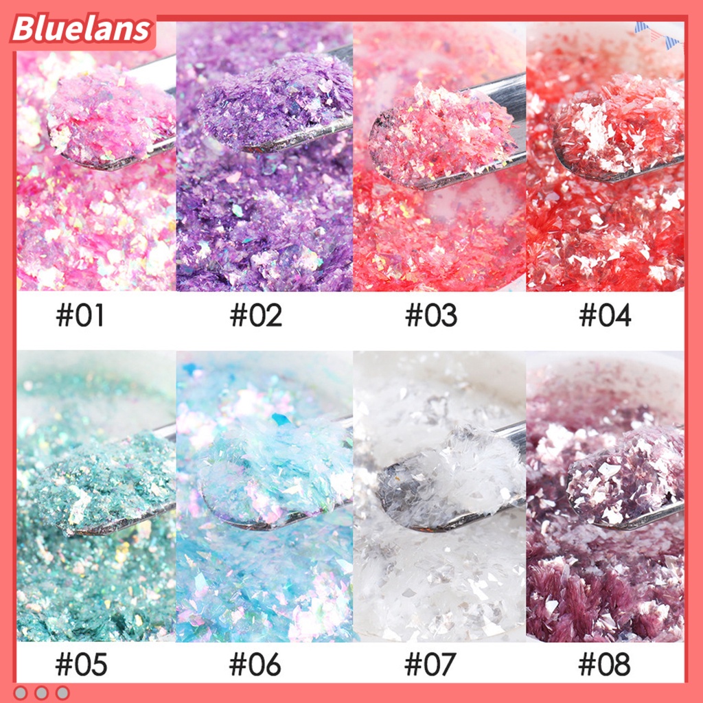 [BLM] Glitter Kuku Tekstur Halus Multi Guna Nair Art Fashion Nail Glitters Dekorasi Untuk Salon Kuku