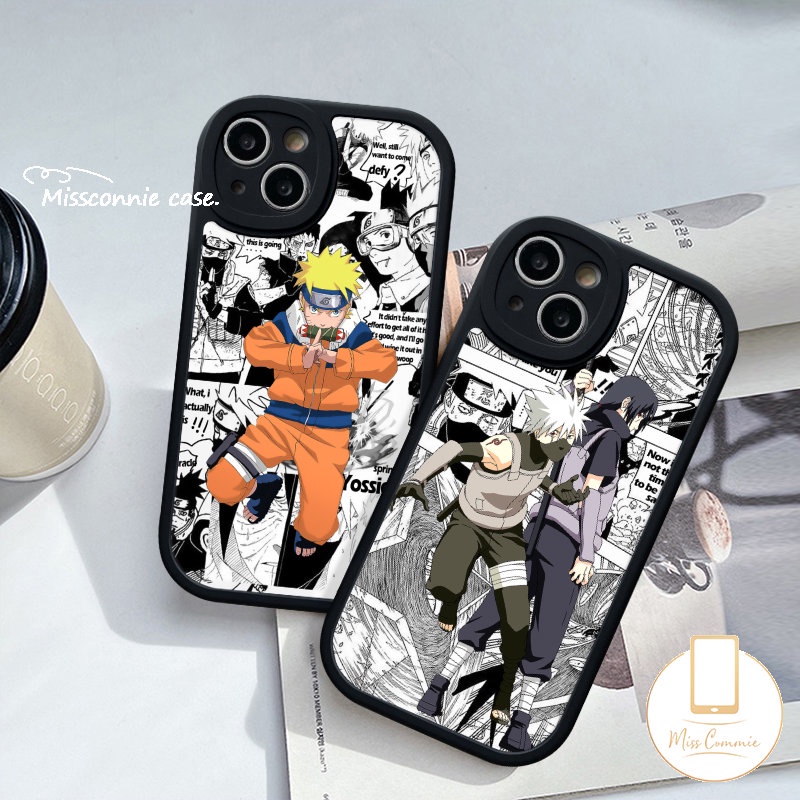 Untuk Redmi 9A A1 9T 9 10 10A 10C 9C A1+ POCO X3 NFC Pro K40s F4 M3 Mi 11T Pro Redmi Note 11 8 10s 11s 9 9s 10 11Pro 10Pro Max Cute Hokage Uzumaki Naruto Anime Soft Tpu Sarung Kartun