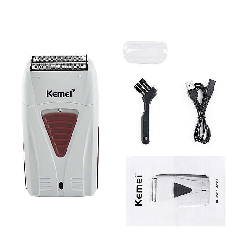 KEMEI KM-3382 - Reciprocating Electric Shaver Alat Cukur Kumis Jenggot