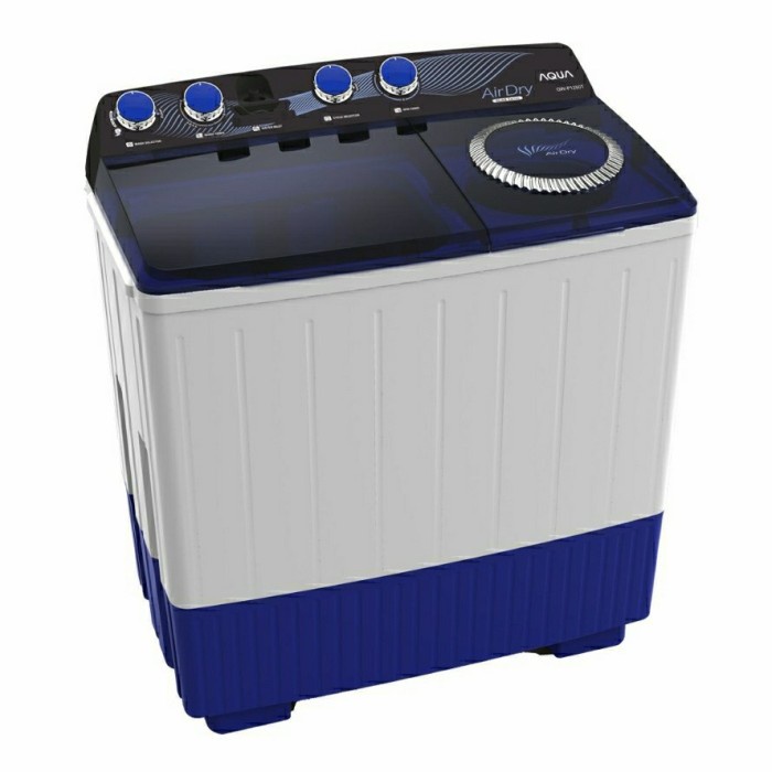 AQUA QW1250T Mesin Cuci 2 Tabung Twin Tub QW P1250